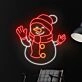 Snowman Christmas Led Neon Sign Snowman Merry Christmas Led Sign