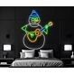 Snowman Play Guitar Christmas Led Neon Sign Snowman Merry Christmas Led Sign