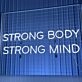 Strong Body Strong Mind Led Neon Sign Custom Text Quote Neon Led Sign