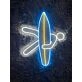 Surfboard Led Neon Sign Summer Beach Lover Neon Light