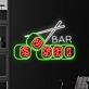 Sushi Hanging Led Neon Sign Light Sushi Store Wall Deco