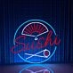 Sushi Neon Led Sign Sashimi Japanese Logo Deco Sushi Hanging Led Neon Sign