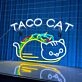 Taco Cat Neon Light Mexican Tacos Restaurant Led Neon Sign