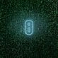 Number Eight LED Neon Sign