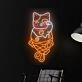 Taiyaki Led Neon Sign Lucky Cat Light Shop Decor Happy New Year