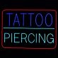 Tattoo Piercing Studio Welcome Led Neon Sign