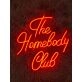 The Homebody Club Quote Pub Bar Hanging Led Neon Sign