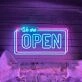 We Are Open Led Neon Sign Bar Club Led Light