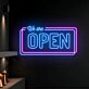 We Are Open Led Neon Sign Bar Club Led Light