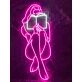 Woman Reading Book Led Neon Sign Woman Book Neon Led Sign Quote Bookworm Bedroom Deco