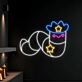 Worm Led Neon Sign Cute Worm Animal Lover Neon Light Restaurant Decor