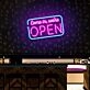 Come In We Re Open Led Neon Sign For Wall Sign Business Logo