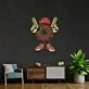 Donut Gun Led Uv Neon Sign Business Logo