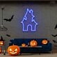 Ghost House Neon Sign Halloween Neon Sign Light Devil S House