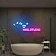 Hand Nail Uv Neon Sign Hand Nail Store Sign Beauty Salon Sign