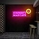 Man Cave Led Uv Neon Sign Wall Deco