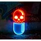 Chill Pill Neon Artwork Serene And Stylish