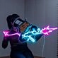 Monopoly Uncle Devil Uv Printed Neon Artwork Game Night Vibes