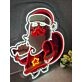 Santa Claus Uv Printed Artwork - Spark Holiday Magic With Festive Delight
