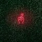 Fingers Crossed LED Sign