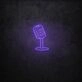 Microphone LED Neon Sign