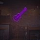 Woden Guitar LED Neon Sign