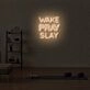 Wake Pray Slay LED Neon Sign