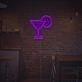 Cocktail With Lemon LED Neon Sign