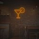 Cocktail With Lemon LED Neon Sign