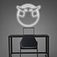 Grogu Silhouette LED Neon Sign
