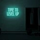 Time to Level Up LED Neon Sign