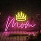 Mom With Crown LED Neon Sign