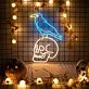 Crow Standing On The Skull LED Neon Sign