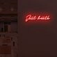 Just Breathe LED Sign