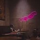 Touching Hands LED Neon Sign