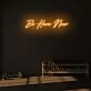 Be Here Now LED Neon Sign