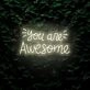You Are Awesome LED Neon Sign