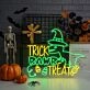 Trick Rawr Treat With Dinosaur LED Neon Sign