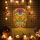 Mexican Sugar Skull LED Neon Sign 40inch