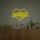 Sucker With Broken Heart LED Neon Sign