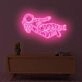 Space Man Jump LED Neon Sign