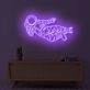 Space Man Jump LED Neon Sign