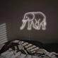 Elephant Outline LED Neon Sign