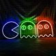 Pac Man Chasing Ghosts LED Sign