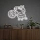 George In Peppa Pig LED Neon Sign
