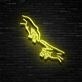 Hand Of God Neon Sign