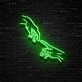 Hand Of God Neon Sign