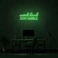Work Hard Neon Sign