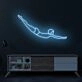 Cyan Diver LED Neon Sign
