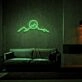 Mountainscape Neon Sign